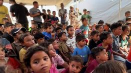 À Gaza, le «Bus des rêves» offre une parenthèse aux enfants