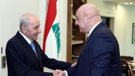 Après son entretien avec Aoun, Berry se dit «satisfait»