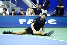 US Open: en grande souffrance, Djokovic rend les armes d'entrée