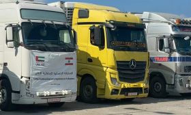 Le premier convoi d’aide humanitaire émirati arrive au Liban