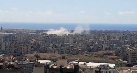 Israël frappe la banlieue sud de Beyrouth, dit riposter à des tirs du Hezbollah
