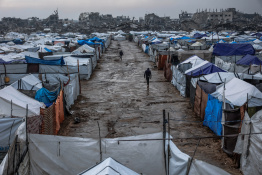 Treize morts à Gaza dont trois enfants décédés d'hypothermie après la tempête Byron