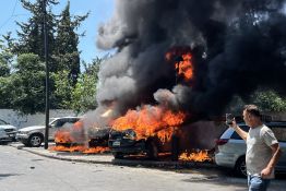 Frappe israélienne sur une voiture au centre de Saïda