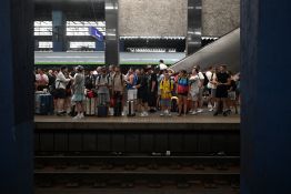 Un train pour Varsovie frappé par un drone russe en Ukraine