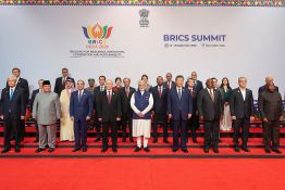 Réunis en Inde, les dirigeants des Brics font l'éloge de leur coopération