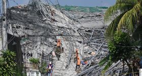 Effondrement d’un immeuble au nord de Manille