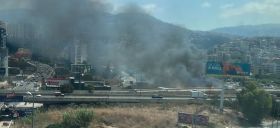 Incendie à Furn el-Chebbak-Hazmieh