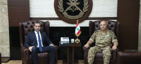 Ragy el-Saad rencontre le commandant en chef de l’armée