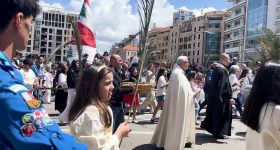 Le dimanche des Rameaux célébré à la cathédrale Saint-Georges de Beyrouth