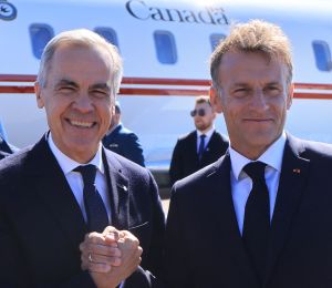 Macron et Carney à Saint-Pierre-et-Miquelon avec un \