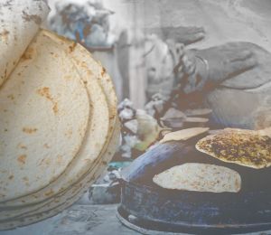 Le saj, le pain au bout des doigts