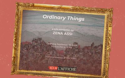 À l’affiche! Zena Assi explore l’identité avec «Ordinary Things» à la Galerie Tanit