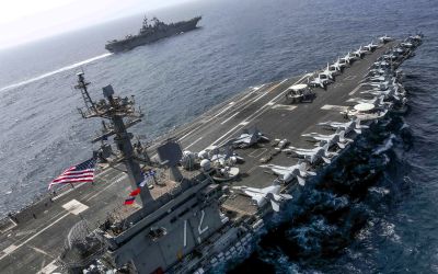 Un nouveau porte-avions américain est arrivé au Moyen-Orient