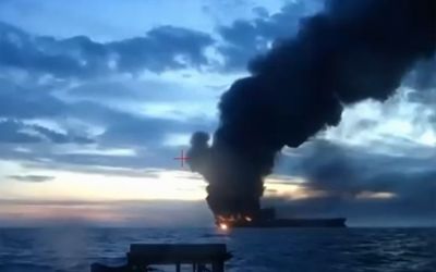 La Roumanie annonce huit disparus en mer Noire après l'incendie d'un navire