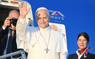 Le pape Léon XIV s'est envolé pour une première visite en France très attendue