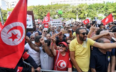 Manifestation en Tunisie contre la vie chère et pour les libertés