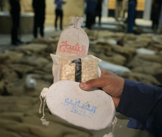 Syrie: 12 millions de pilules de Captagon confisquées