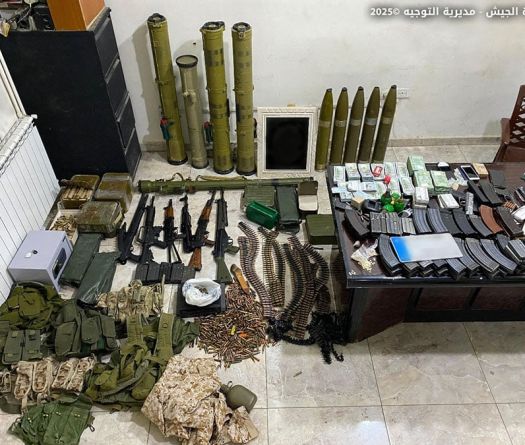 Deux suspects arrêtés à Zahlé avec un stock d’armes et de stupéfiants 