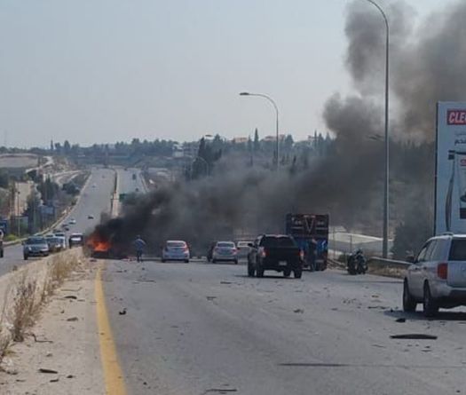 Frappe israélienne sur l’autoroute de Zahrani: un tué