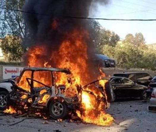 Frappe de drone israélien à Kfar Remmane: un tué