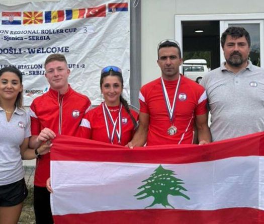 Biathlon: quatre médailles d’argent pour le Liban aux Balkans