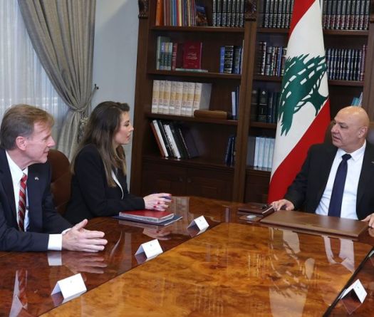 Aoun et Ortagus discutent du renforcement du cessez-le-feu