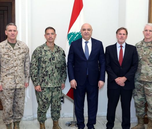 Joseph Aoun reçoit le chef du CENTCOM pour préparer la mise en œuvre de l'accord-cadre