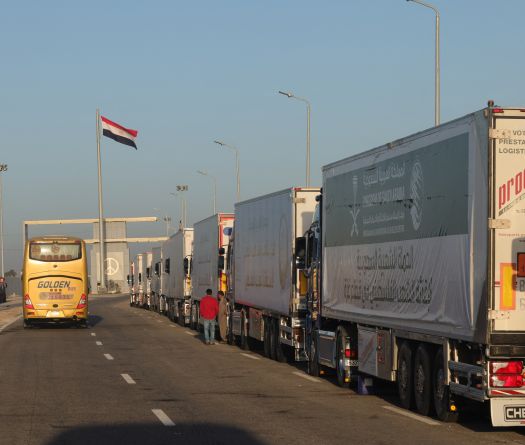 Pourparlers en cours pour ouvrir le passage frontalier entre l'Egypte et Gaza à l'aide humanitaire