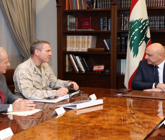 Aoun et Haykal examinent avec Clearfield la mise en œuvre de l’accord-cadre