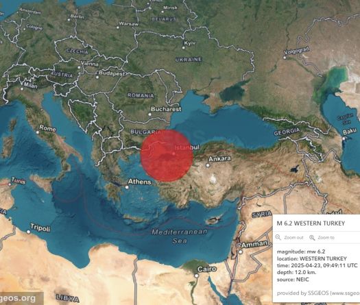 Turquie: puissant séisme de magnitude 6,2 au large d'Istanbul