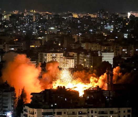 Les frappes israéliennes les plus intenses depuis le cessez-le-feu secouent la banlieue sud de Beyrouth