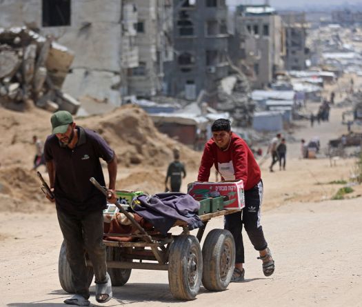À Gaza, les livraisons à vélo deviennent une nécessité pour survivre