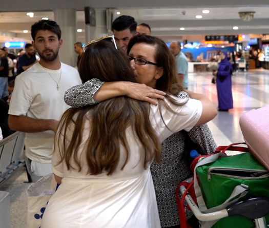 À l'aéroport de Beyrouth: le retour, malgré tout 