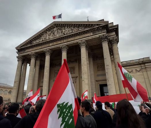 À Paris, un rassemblement devant le Panthéon en soutien au Liban