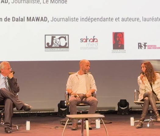 À Paris, une soirée en soutien aux journalistes qui couvrent le conflit au Liban