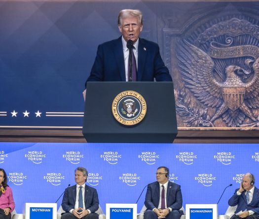 Trump au Forum de Davos : \