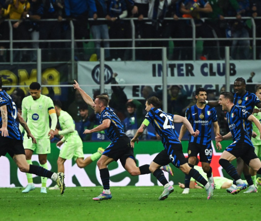 C1: l'Inter fait perdre la boule au Barça et décroche sa finale