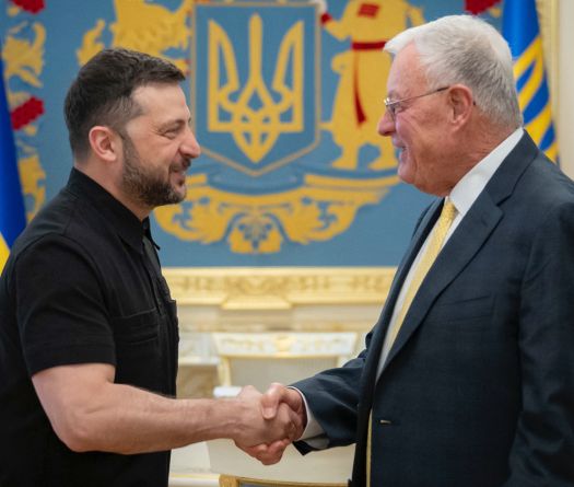 Zelensky salue une rencontre «productive» avec l'envoyé américain Kellogg à Kiev