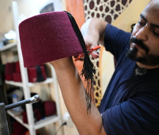 À Tripoli, le dernier artisan libanais de tarbouches perpétue un art en voie de disparition