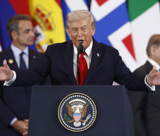 Gaza: Trump dit que ses alliés au Moyen-Orient sont prêts à envoyer des troupes pour «redresser» le Hamas