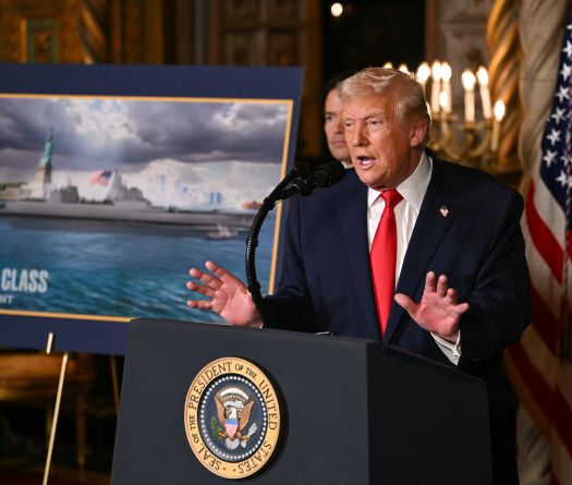 Trump annonce une nouvelle classe de navires de guerre portant son nom
