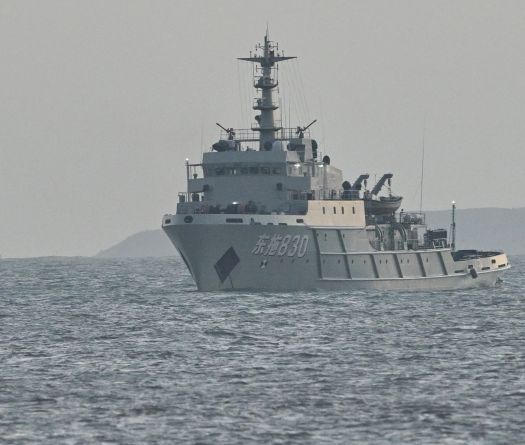 La Chine a déployé «plus de 100 navires» dans les eaux régionales 