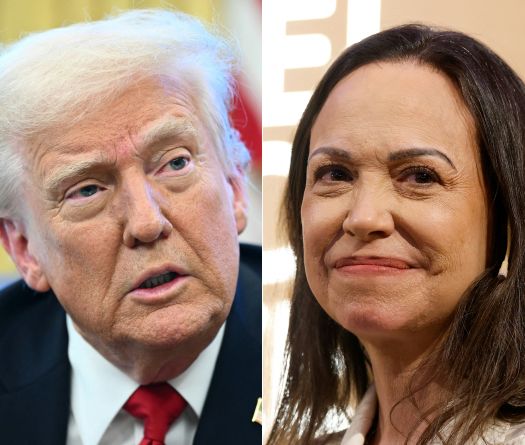 Trump reçoit l'opposante vénézuélienne Maria Corina Machado