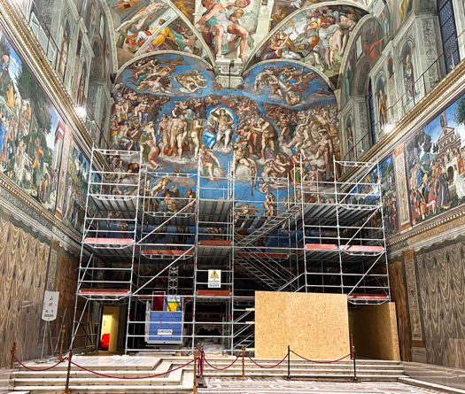 Vatican: le «Jugement dernier» de Michel-Ange restauré dans la chapelle Sixtine