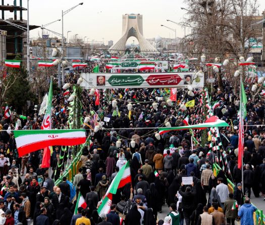 En Iran, des défilés marquent le 47e anniversaire de la Révolution