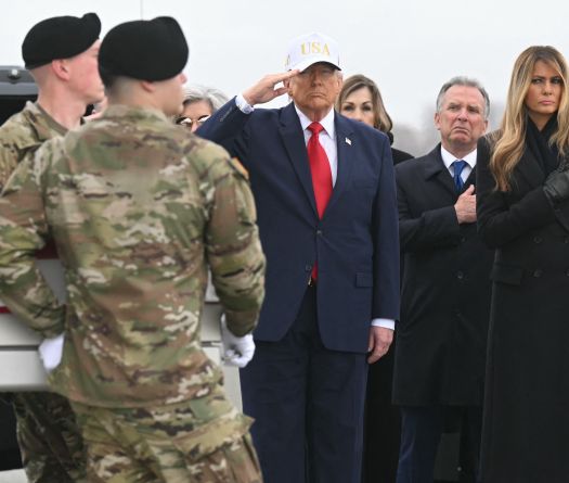  Trump a accueilli les dépouilles de soldats tués au Moyen-Orient