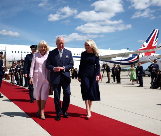 Le roi Charles arrive aux États-Unis pour une visite d'État