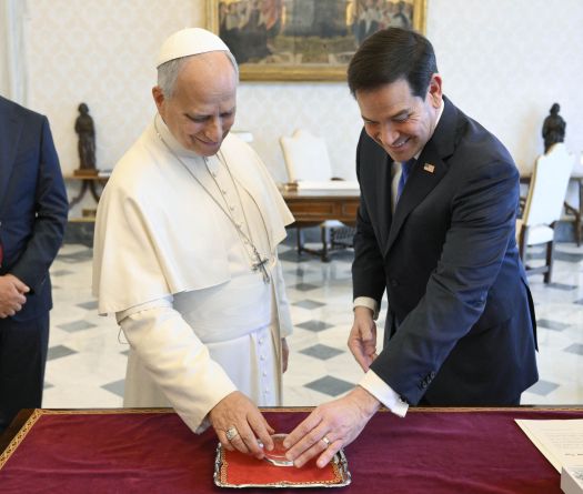 L'entretien entre le pape et Rubio a été «amical et constructif» 