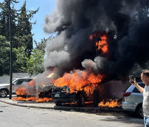 Frappe israélienne sur une voiture au centre de Saïda