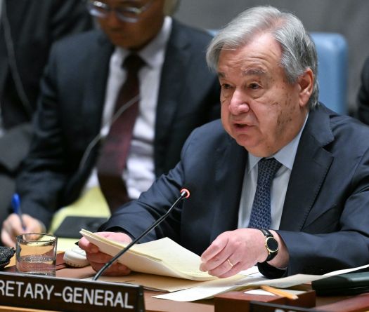Moyen-Orient: le chef de l'ONU alerte contre le retour d'une «guerre totale»